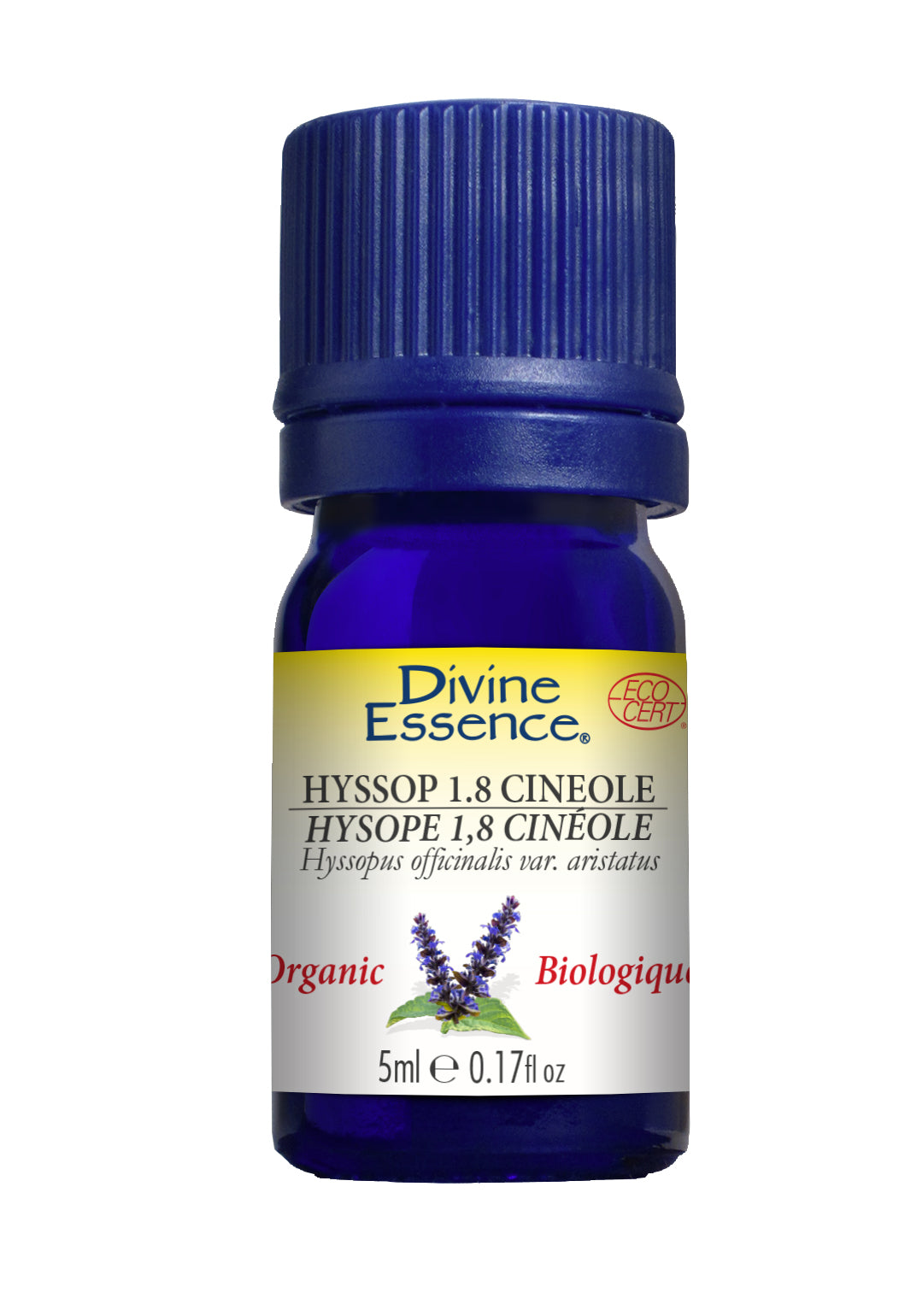 Divine Essence Hyssop (1,8-Cineole) Essential Oil 5ml