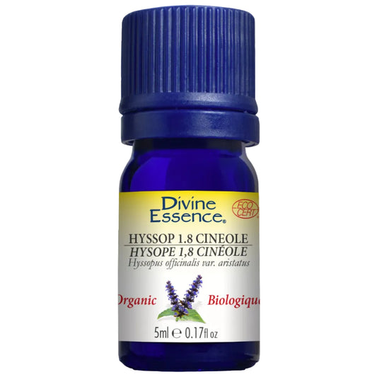 Divine Essence Hyssop (1,8-Cineole) Essential Oil 5ml