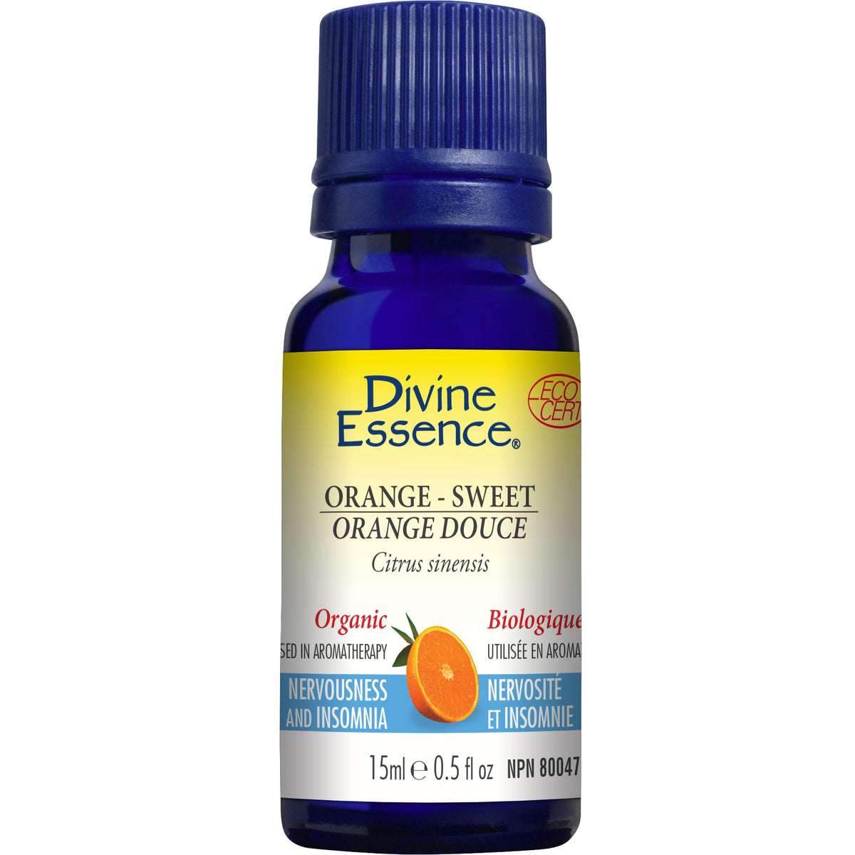 Divine Essence Sweet Orange Essential Oil 15ml