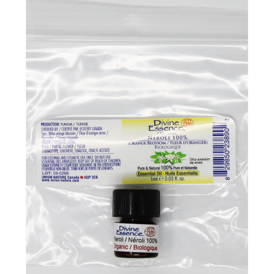 Divine Essence Neroli (Orange Blossom) Essential Oil 1ml