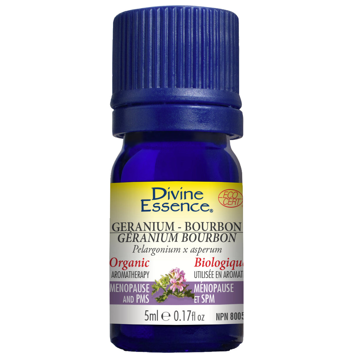Divine Essence Geranium Bourbon Essential Oil 5ml