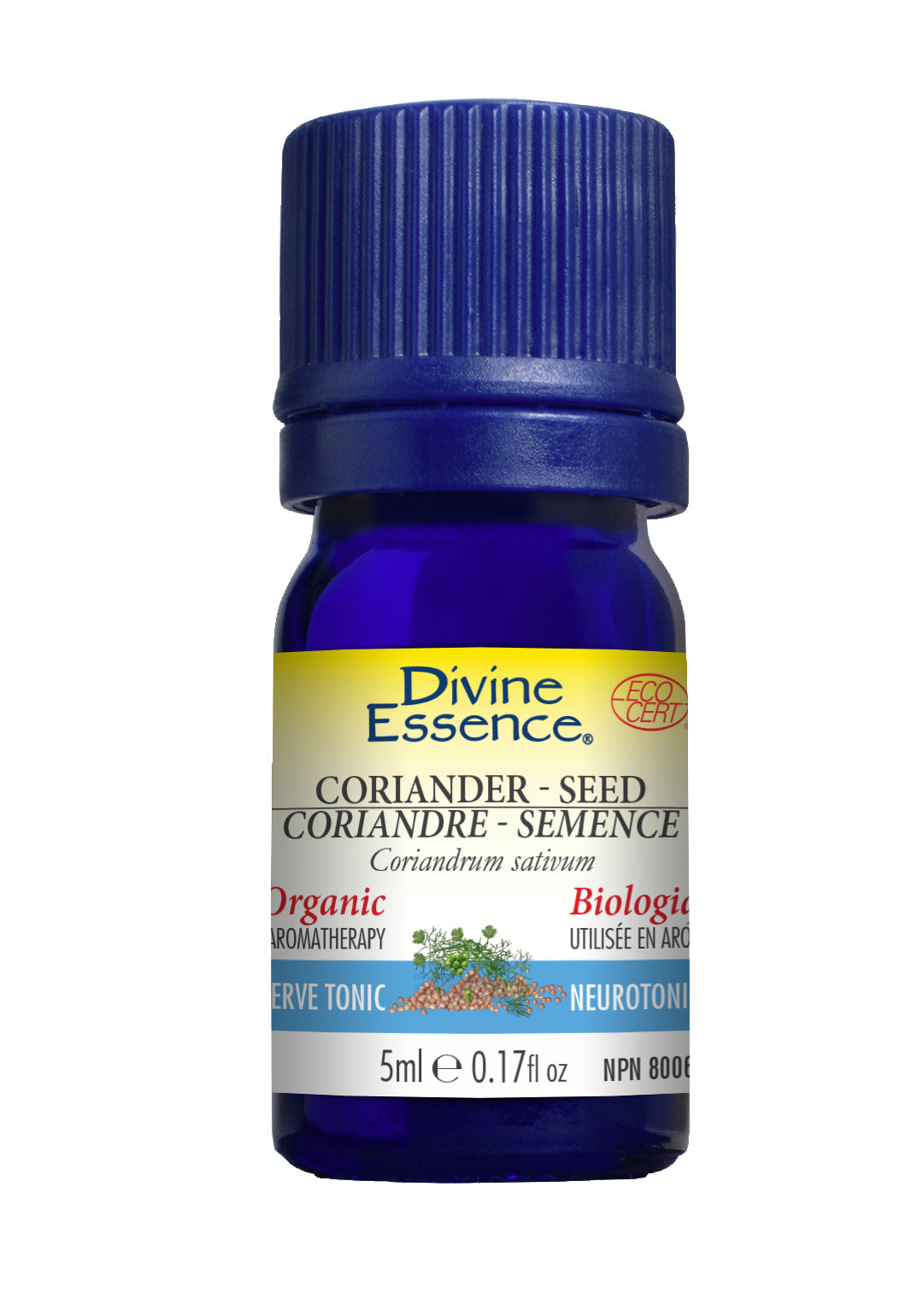 Divine Essence Coriander Seed Essential Oil 5ml