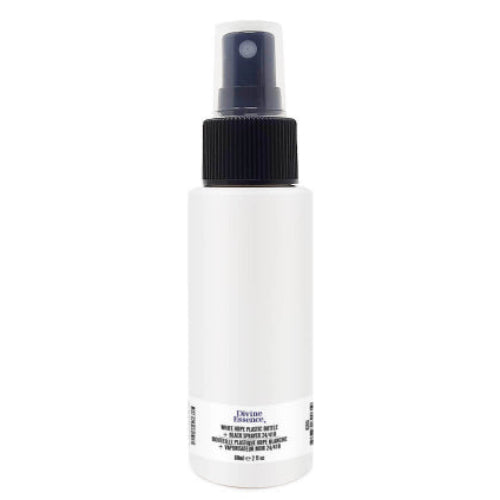 Divine Essence Plastic Spray Bottle 60ml White