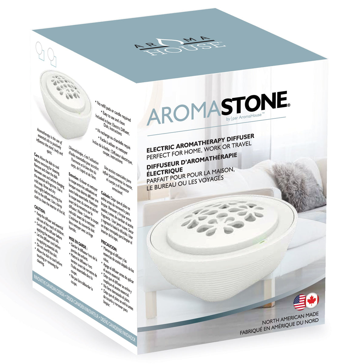 Divine Essence AromaStone Electric Diffuser White