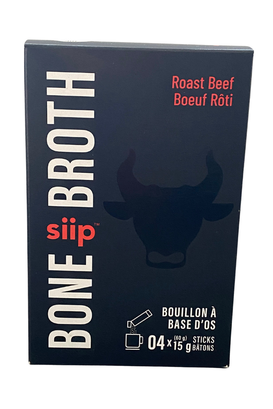 Siip Beef Bone Broth, Case of 12 x 4-Pack (48 Sticks)