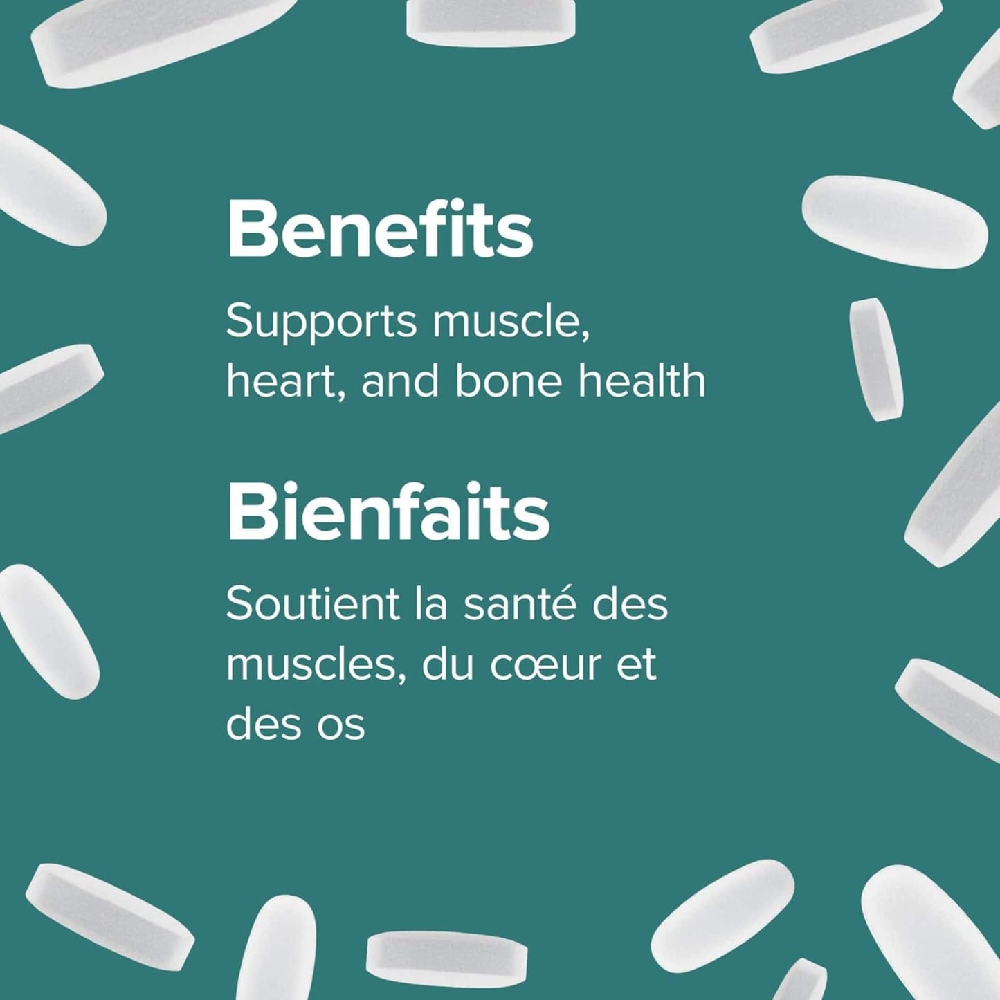 100 Caplets | Webber Naturals Magnesium 250mg