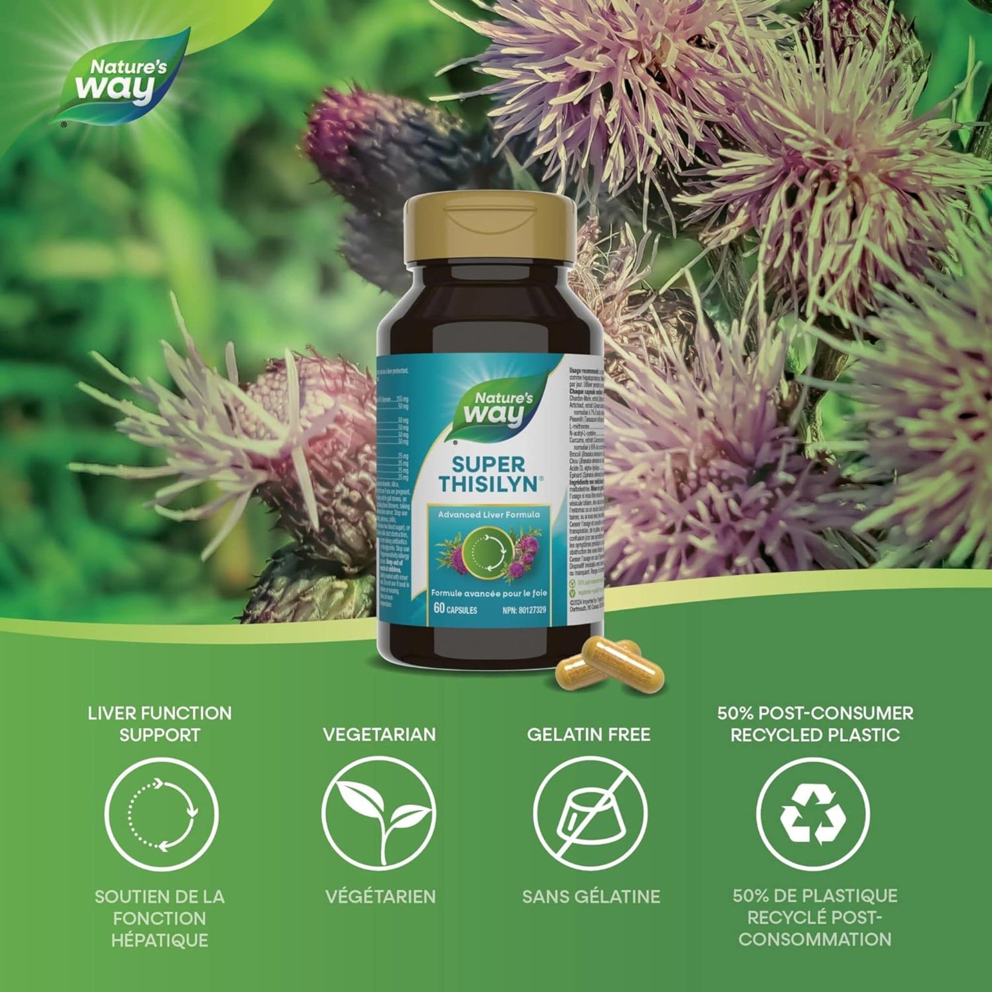 60 Capsules | Nature's Way Super Thisilyn Advanced Liver Formula