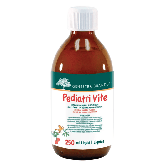 250ml Natural Cherry Flavour | Genestra Pediatri Vite Liquid Multivitamin for Kids