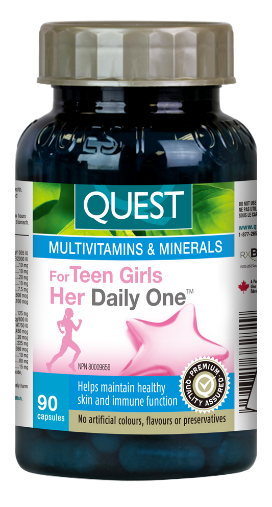 90 Capsules | Quest Her Daily One For Teen Girls 90 Capsules