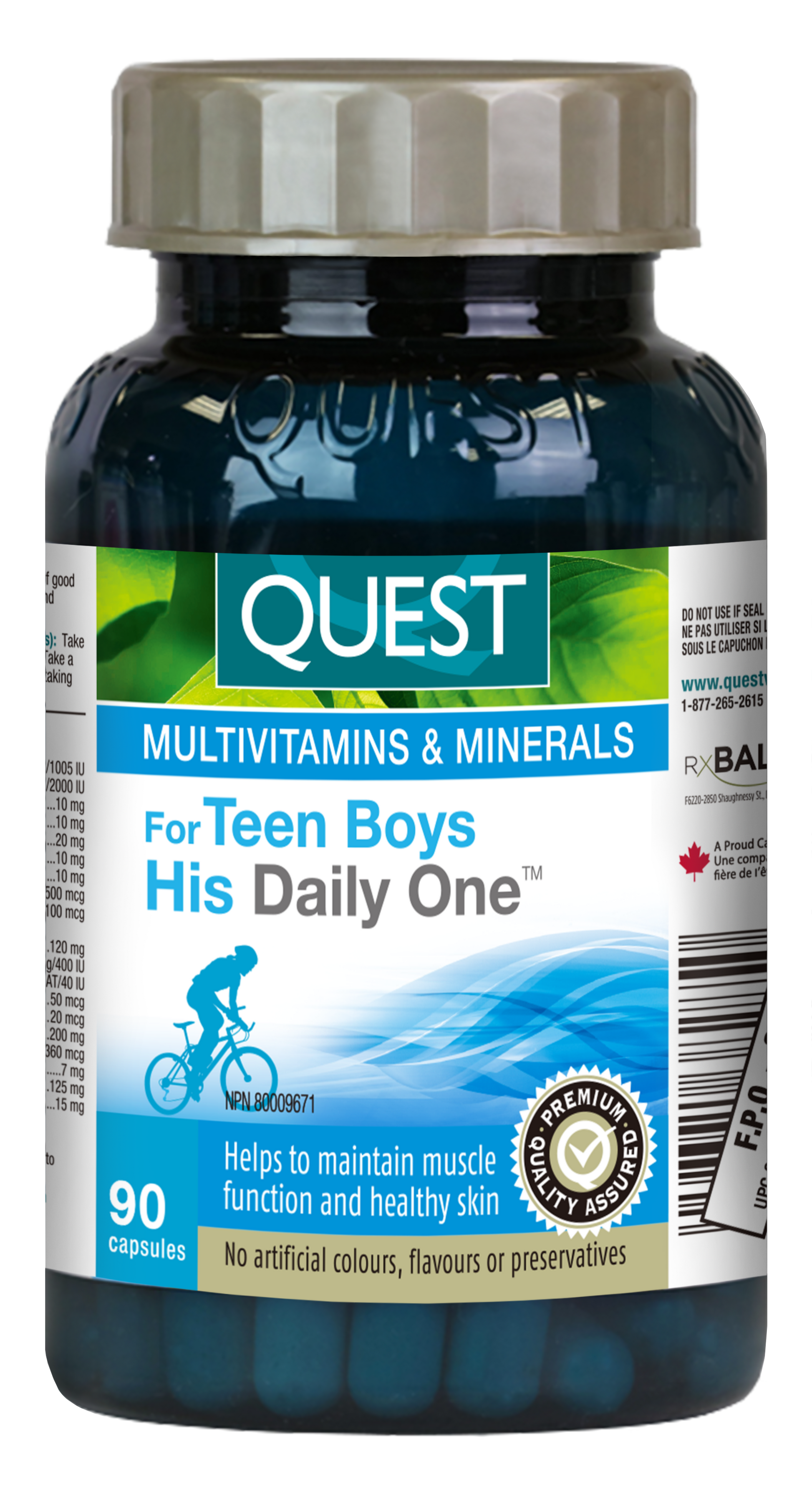 90 Capsules | Quest His Daily One For Teen Boys 90 Capsules