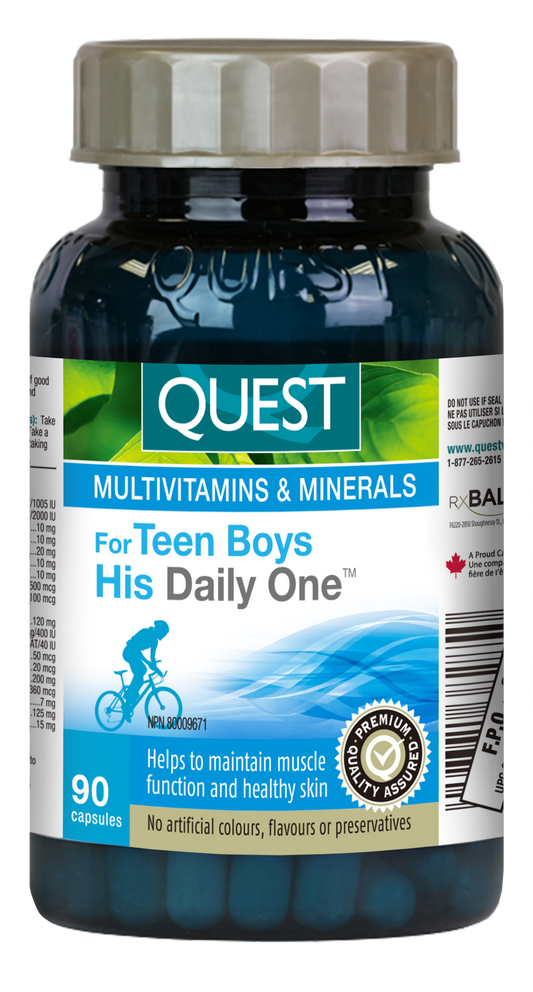 90 Capsules | Quest His Daily One For Teen Boys 90 Capsules