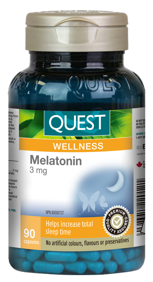 90 Capsules | Quest Melatonin 3mg 90 Capsules