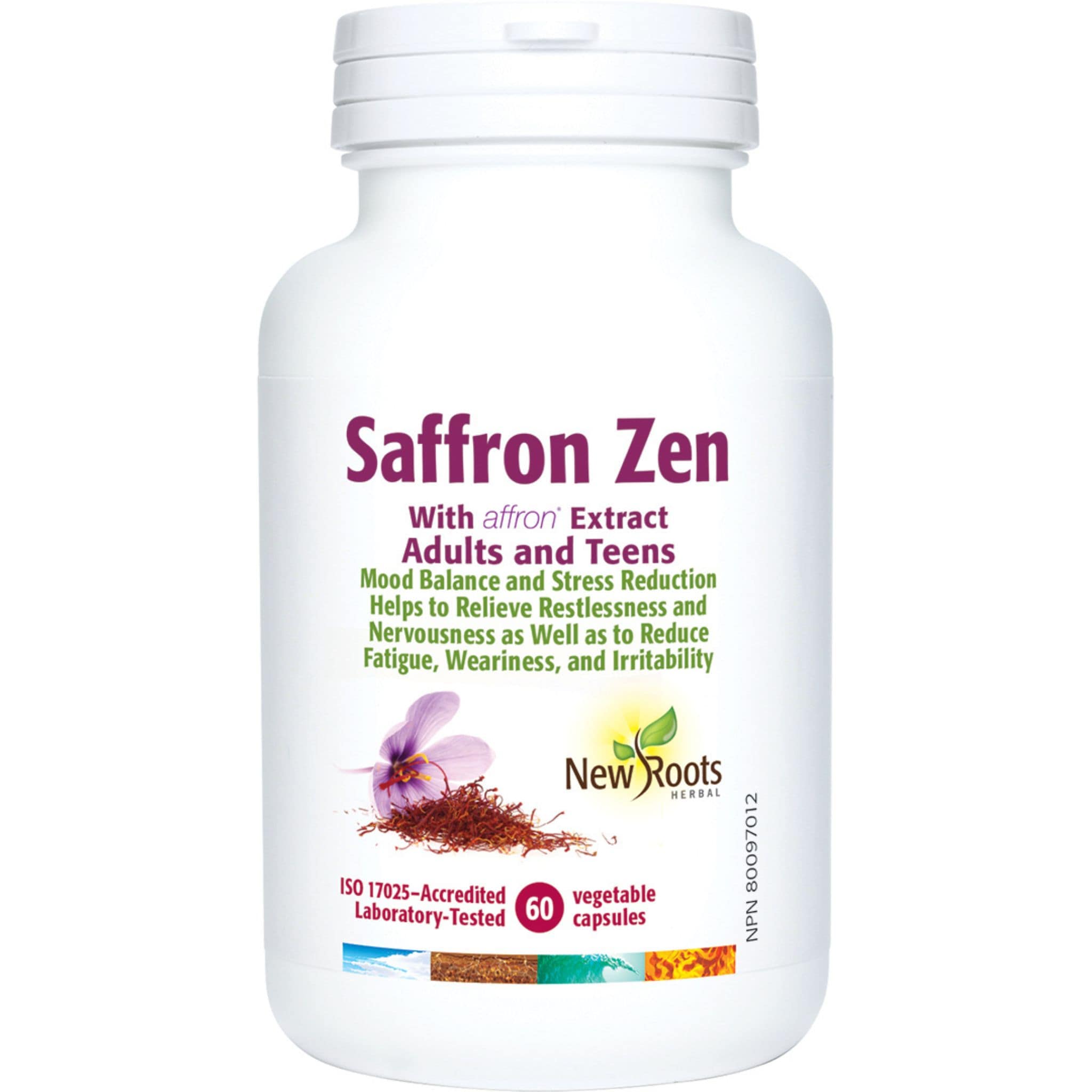 Saffron Roots Riyadh New Roots Saffron Zen 15mg, 60 Capsules