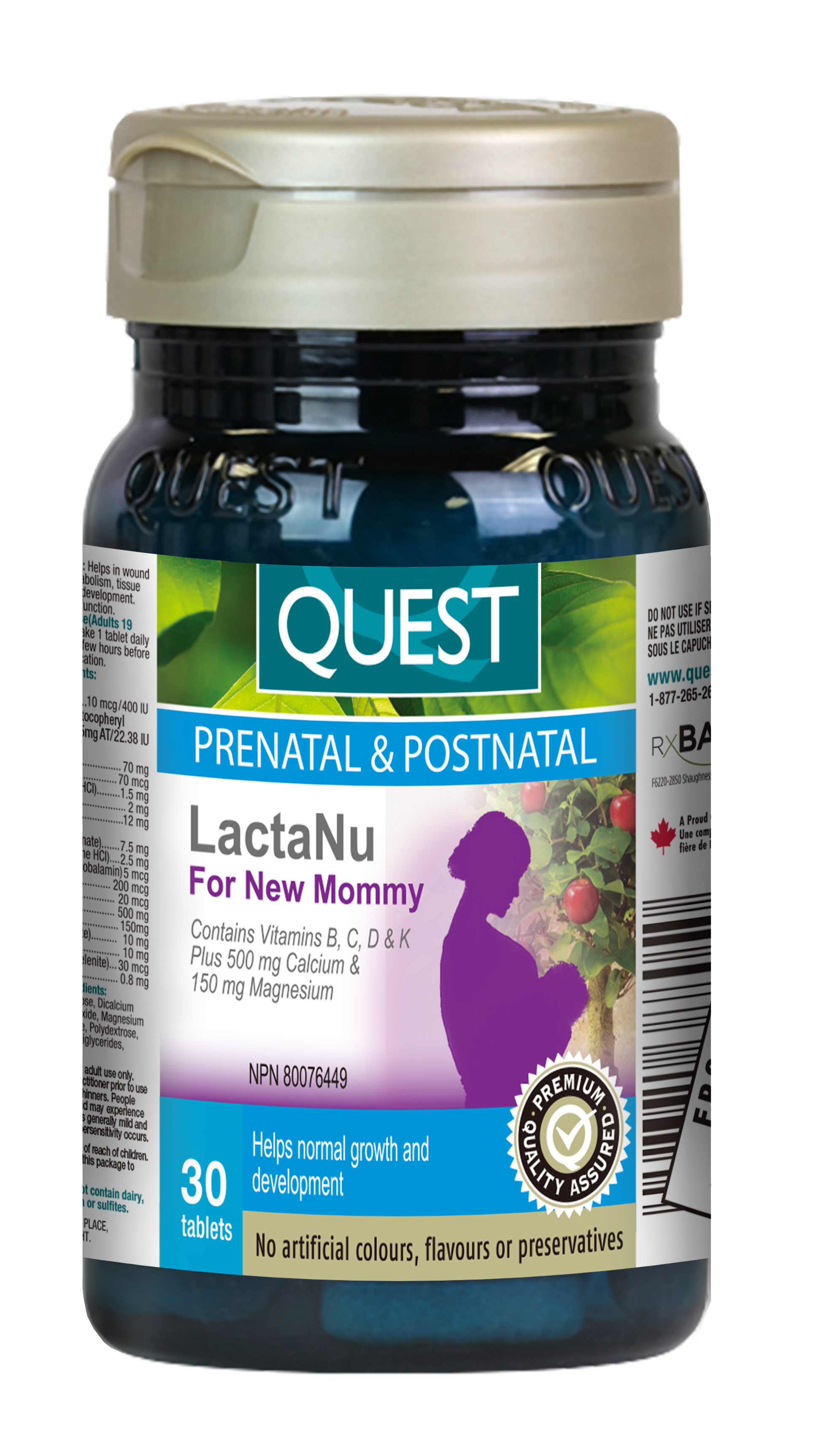 30 Tablets | Quest LactaNu For New Mommy 30 Tablets