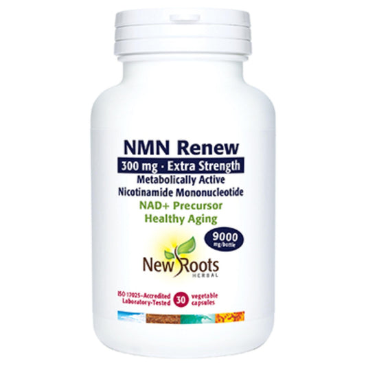 30 Vegetable Capsules | New Roots Herbal NMN Renew Extra Strength
