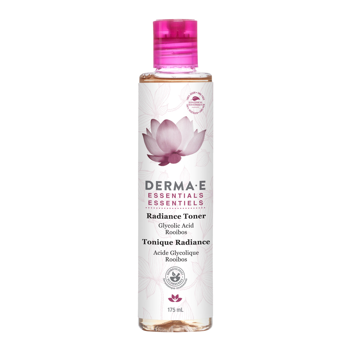 Derma E Radiance Toner with Glycolic Acid, Alcohol-Free, 175ml