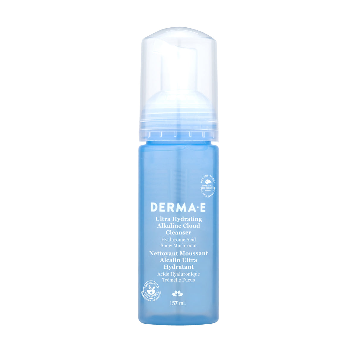 Derma E Hydrating Alkaline Cloud Cleanser with Hyaluronic Acid, 157ml