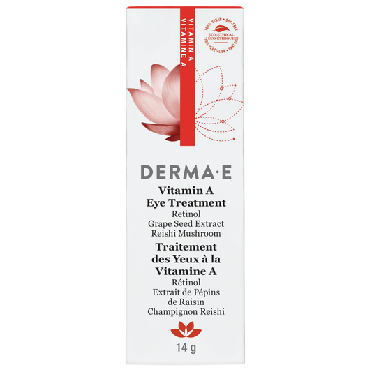 Derma E Vitamin A Eye Gel Treatment with Retinol and Reishi, 14g