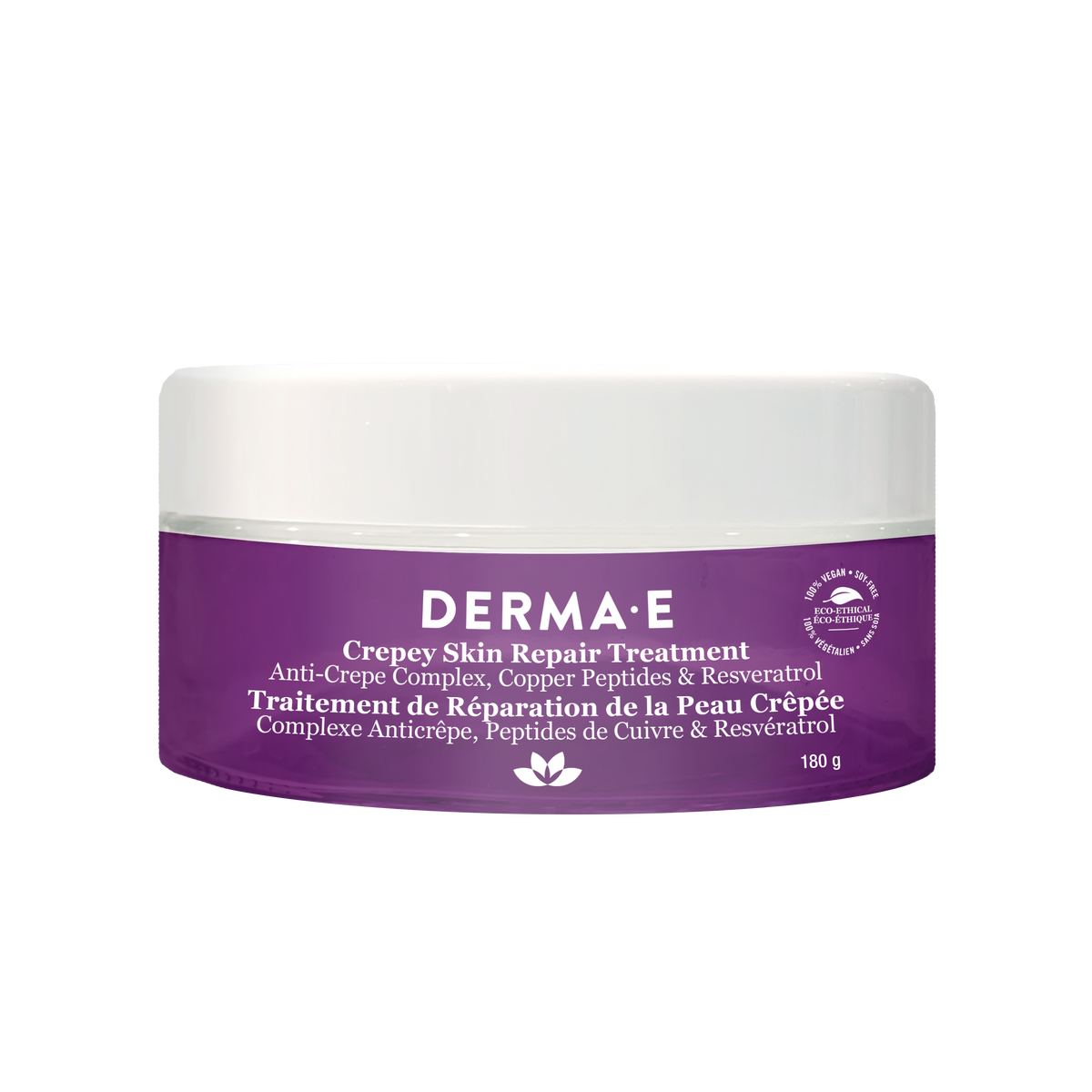 Derma E Crepey Skin Repair Treatment with DMAE, Shea and Cocoa Butter, 180g