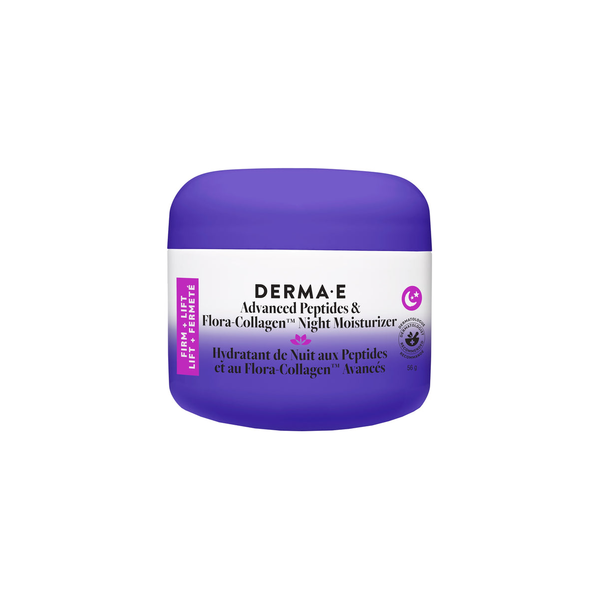 Derma E Advanced Peptides & Flora-Collagen Night Moisturizer, 56g
