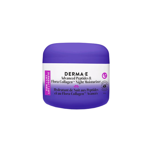 Derma E Advanced Peptides & Flora-Collagen Night Moisturizer, 56g