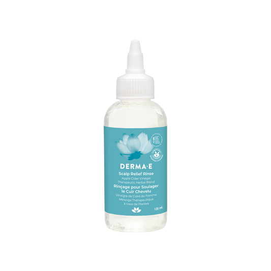 Derma E Scalp Relief Rinse with Apple Cider Vinegar and Tea Tree, 120ml