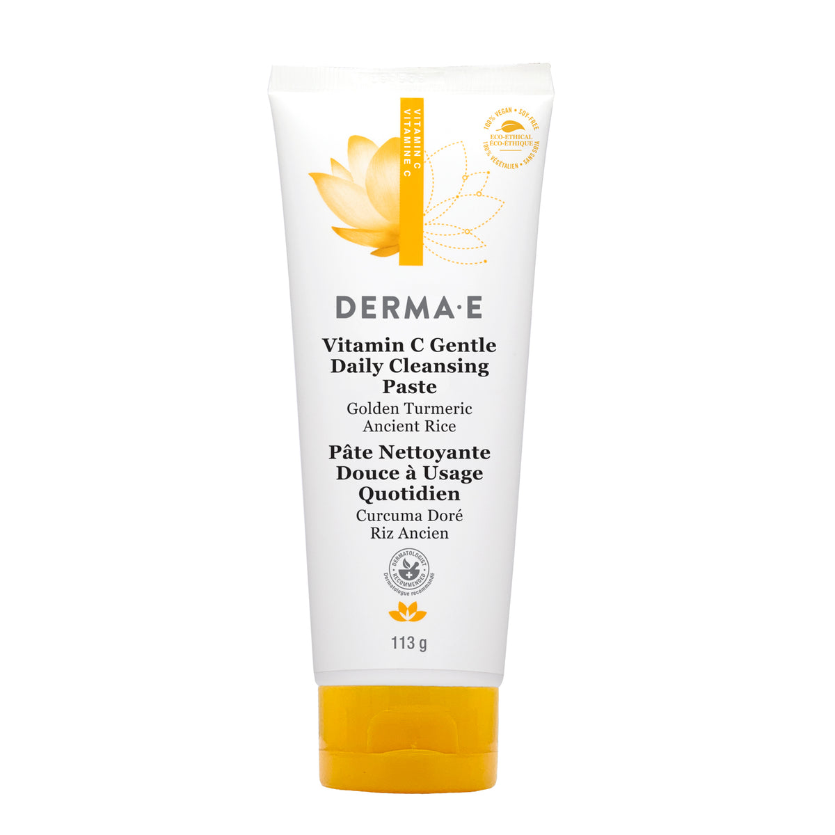 Derma E Vitamin C Gentle Cleansing Paste and Mask, 113g