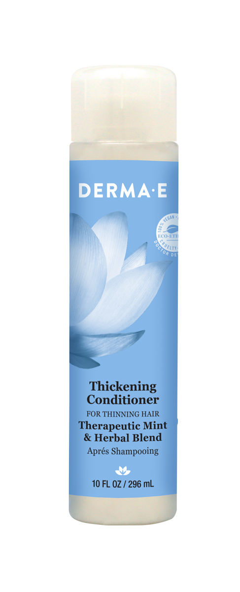 Derma E Thickening Conditioner with Argan and Peppermint, 296ml