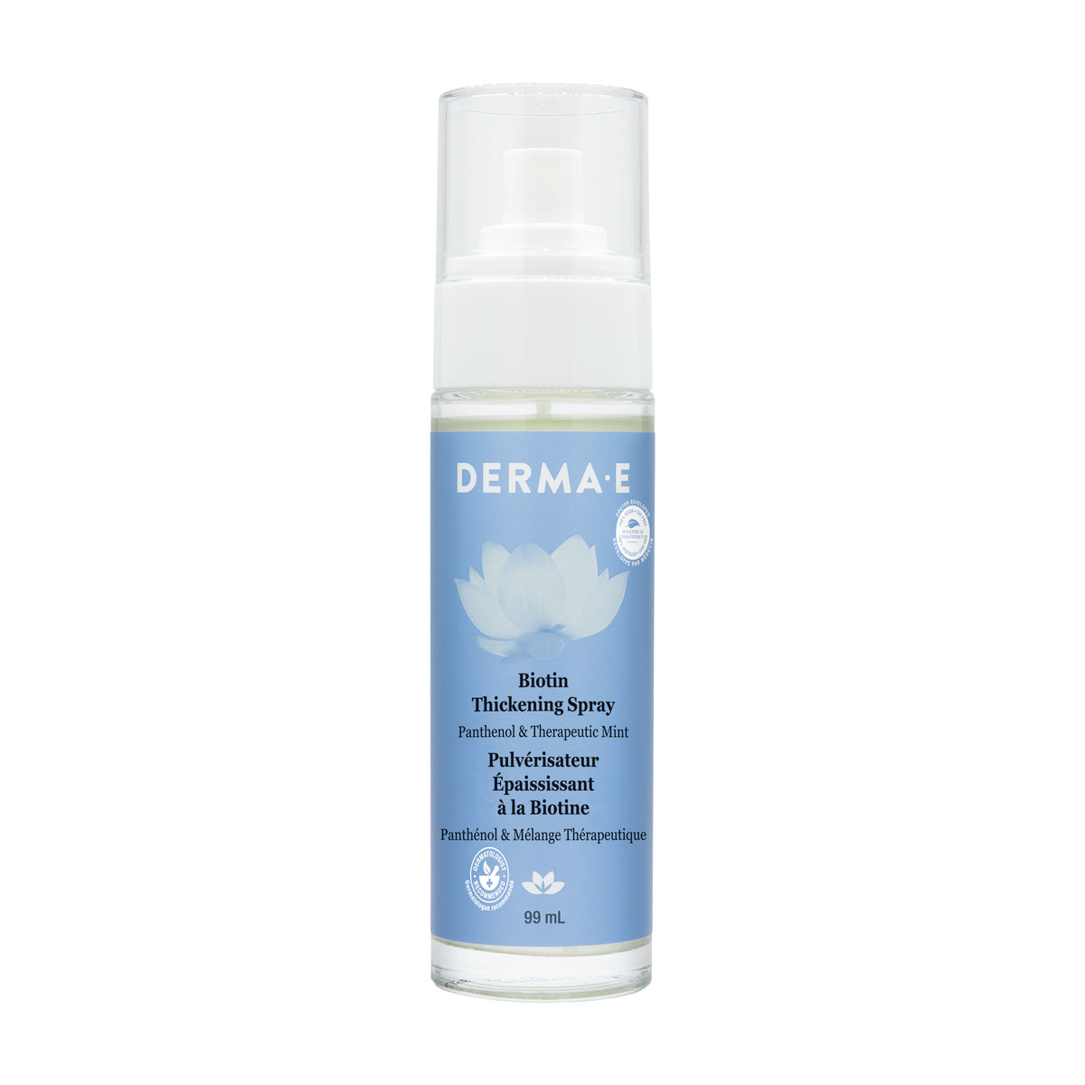 Derma E Biotin Thickening Spray with Caffeine and Rosemary, 99ml