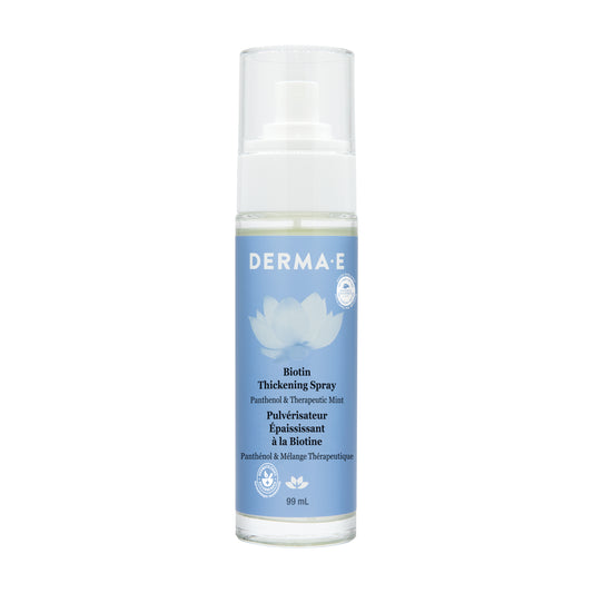 Derma E Biotin Thickening Spray with Caffeine and Rosemary, 99ml