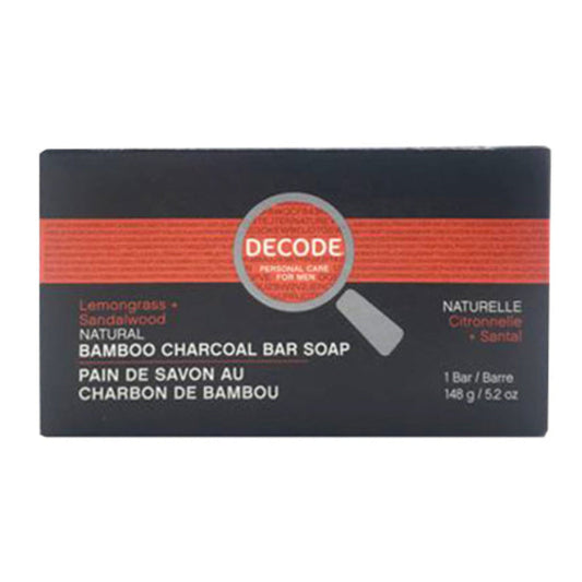 Decode Charcoal Cleansing Bar Lemongrass Sandalwood