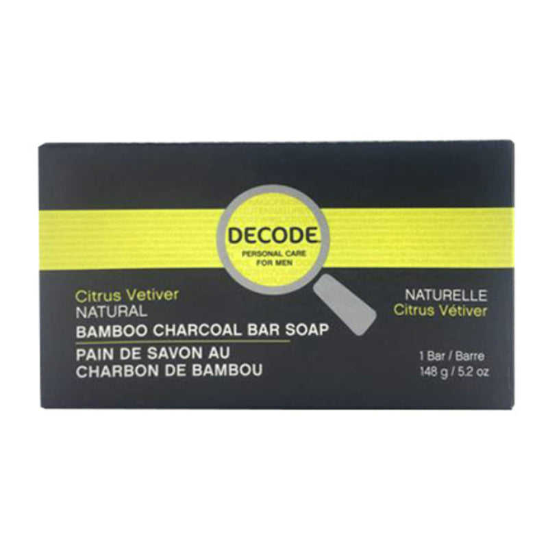 Decode Charcoal Cleansing Bar Citrus Vetiver