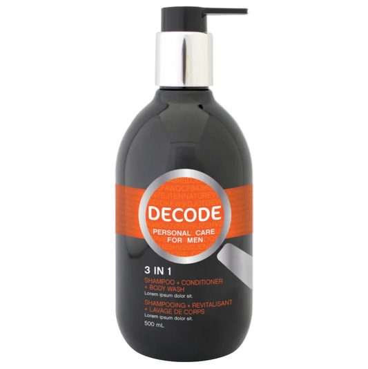 Decode 3-in-1 Shampoo, Wash & Conditioner 500ml