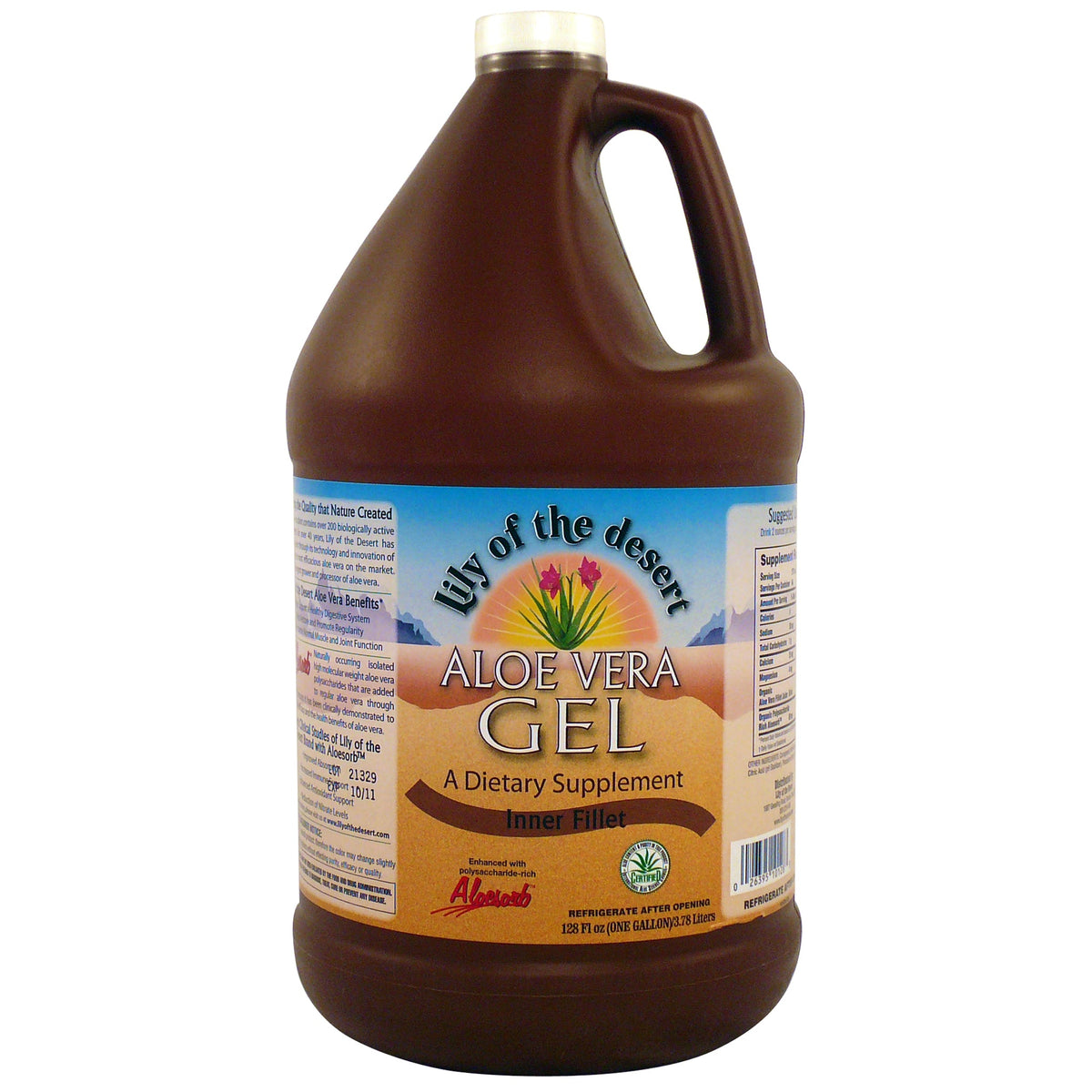 Lily of the Desert Aloe Vera Gel Inner Fillet, 3.8L