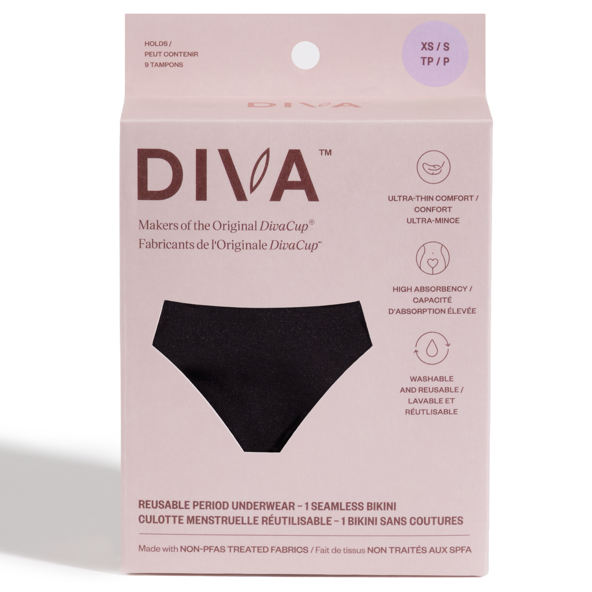 DIVA Reusable Period Underwear XS/S