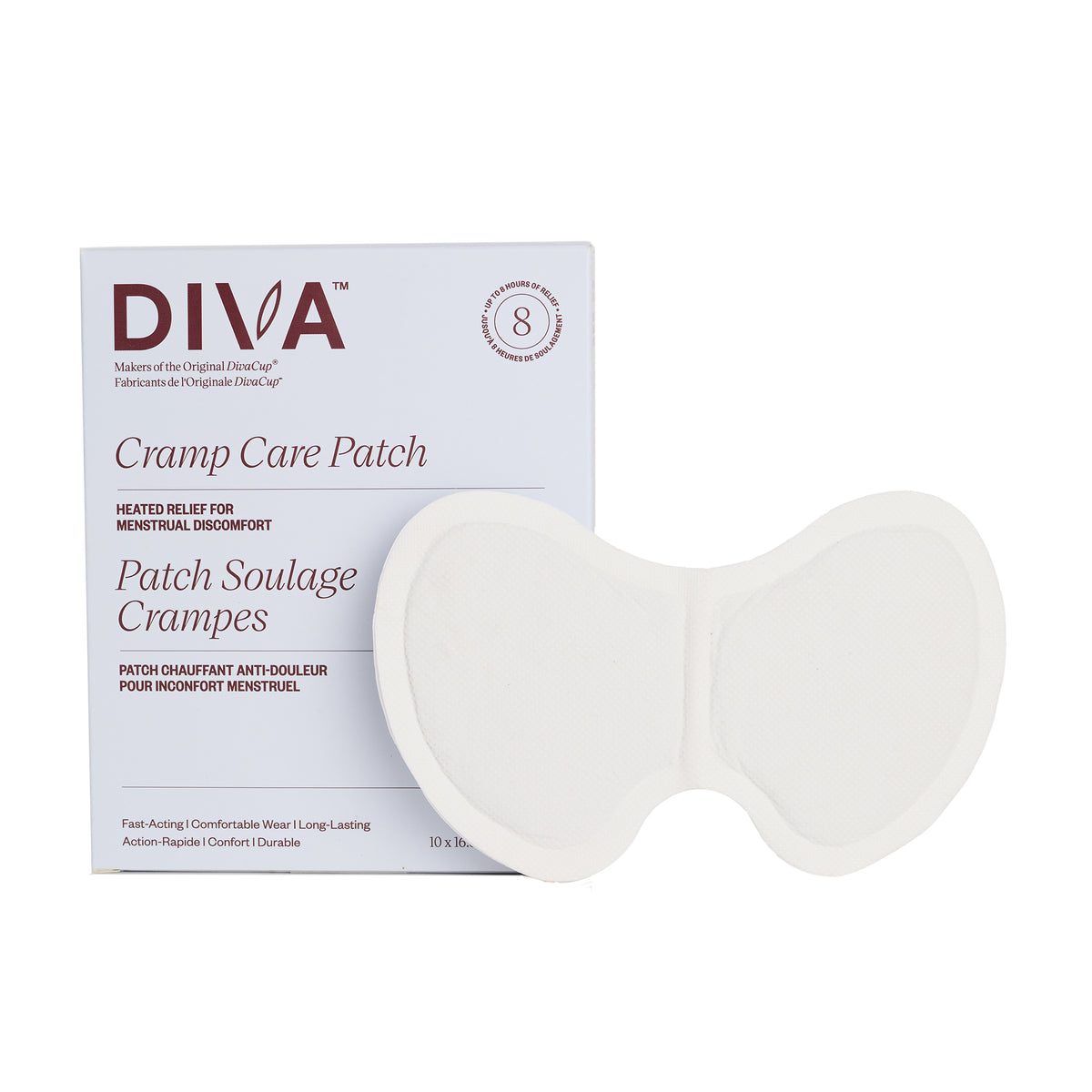 DIVA Cramp Care Heat Patch 8 Pack
