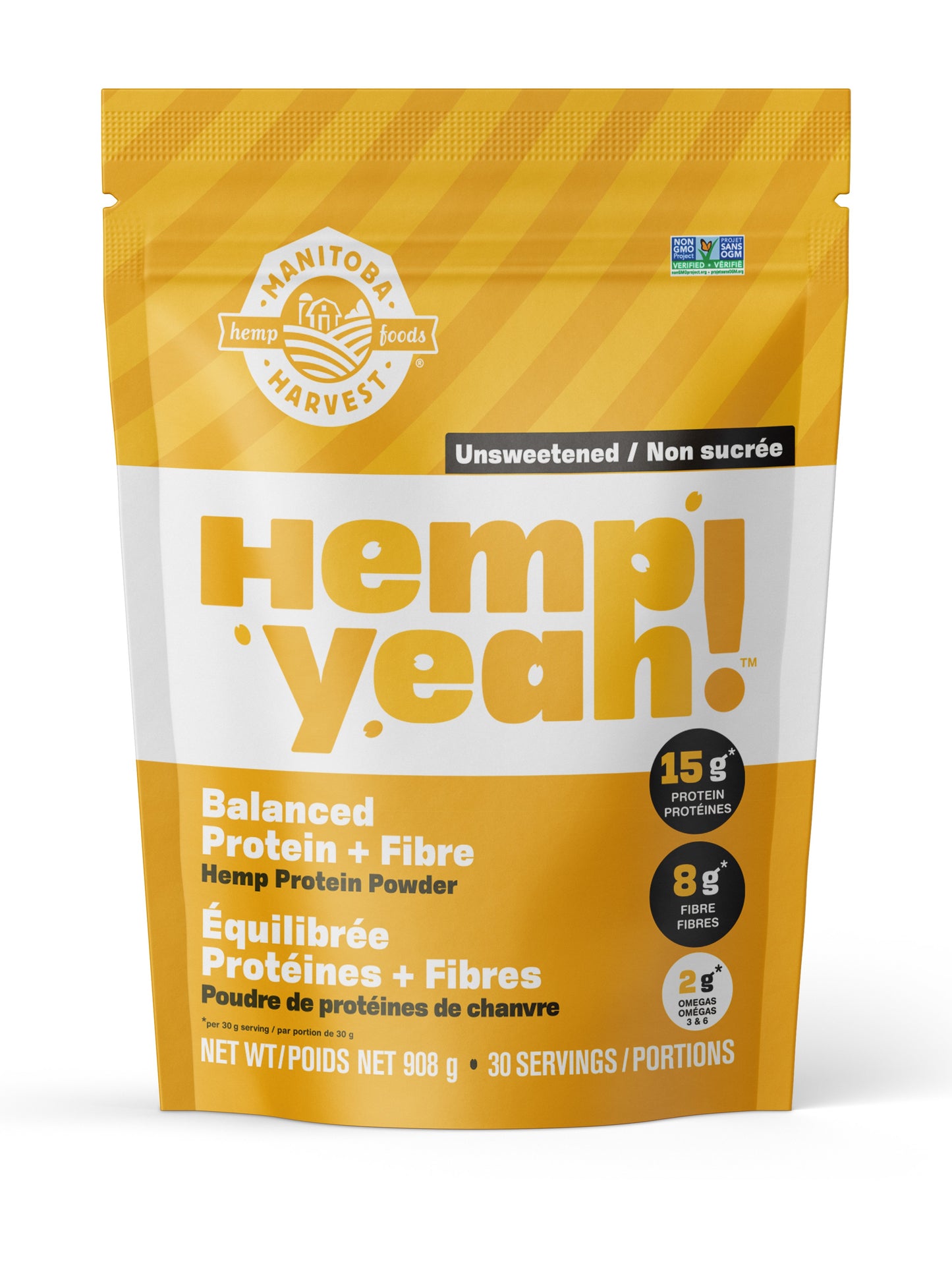 908g | Manitoba Harvest Hemp Yeah! Balanced Protein + Fibre 908g