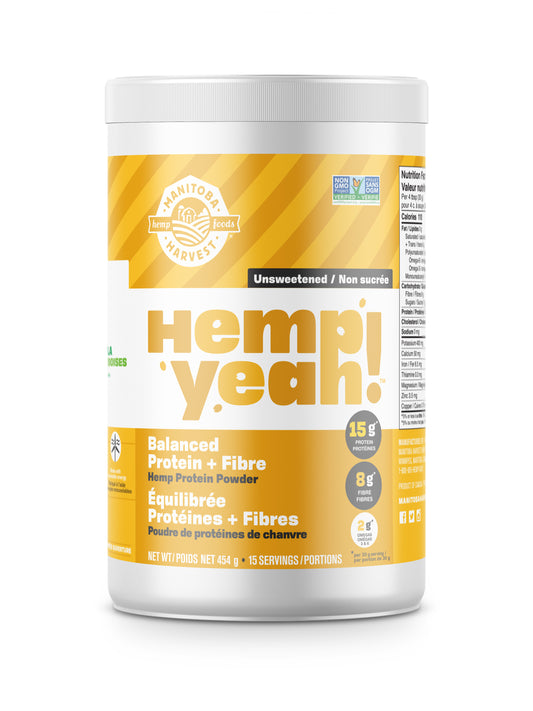 454g | Manitoba Harvest Hemp Yeah! Balanced Protein + Fibre 454g