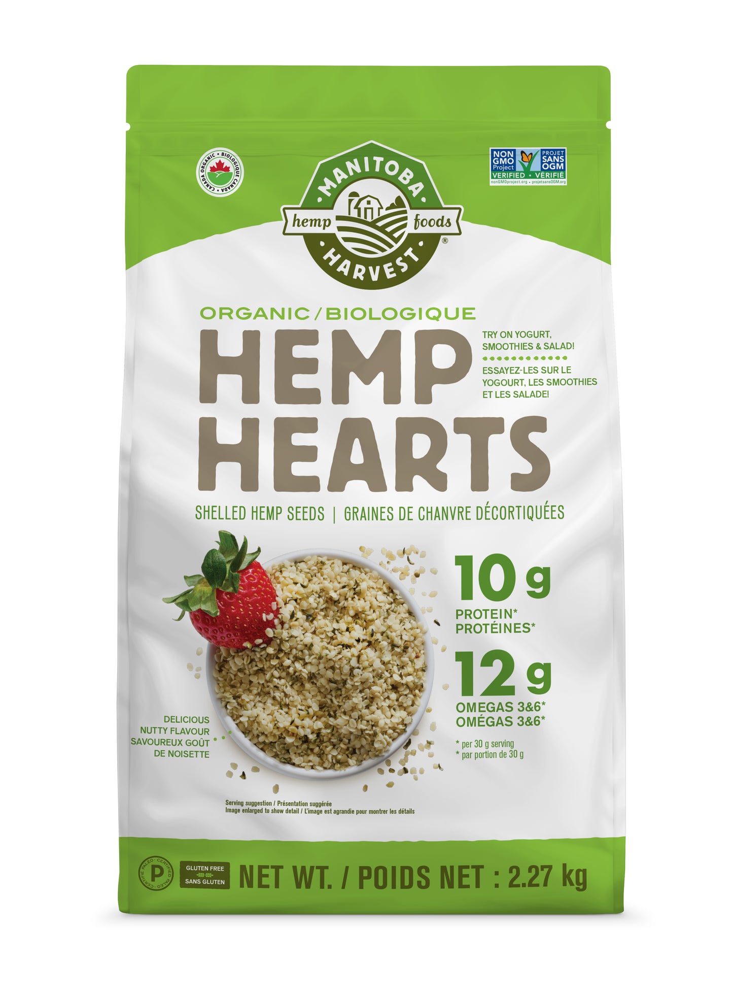 2kg | Manitoba Harvest Organic Hemp Hearts 2kg
