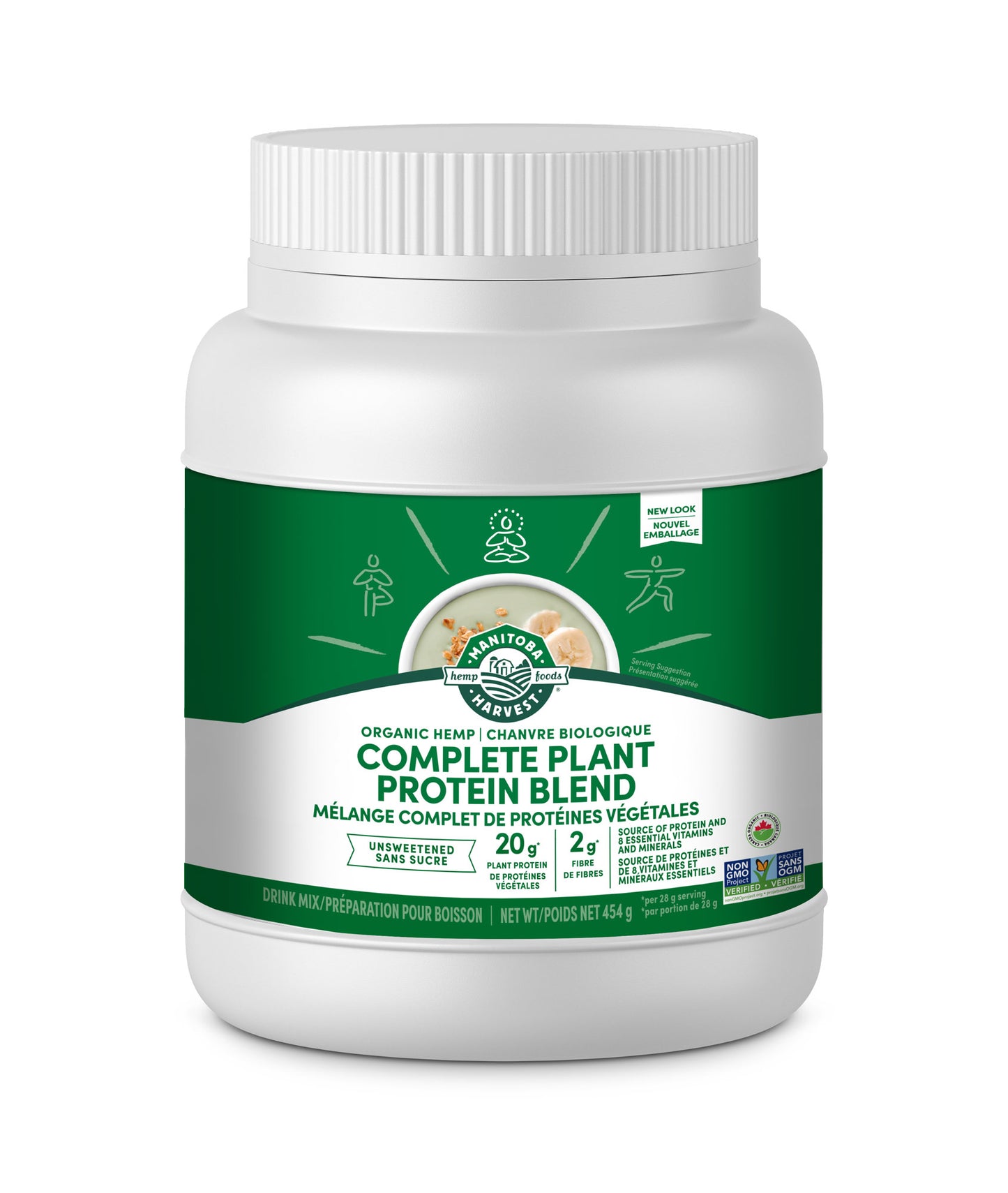 Unsweetened | Manitoba Harvest Complete Plant Protein Blend Unsweetened