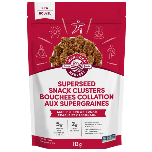 Maple Brown Sugar | Manitoba Harvest Hemp Snack Clusters Maple Brown Sugar