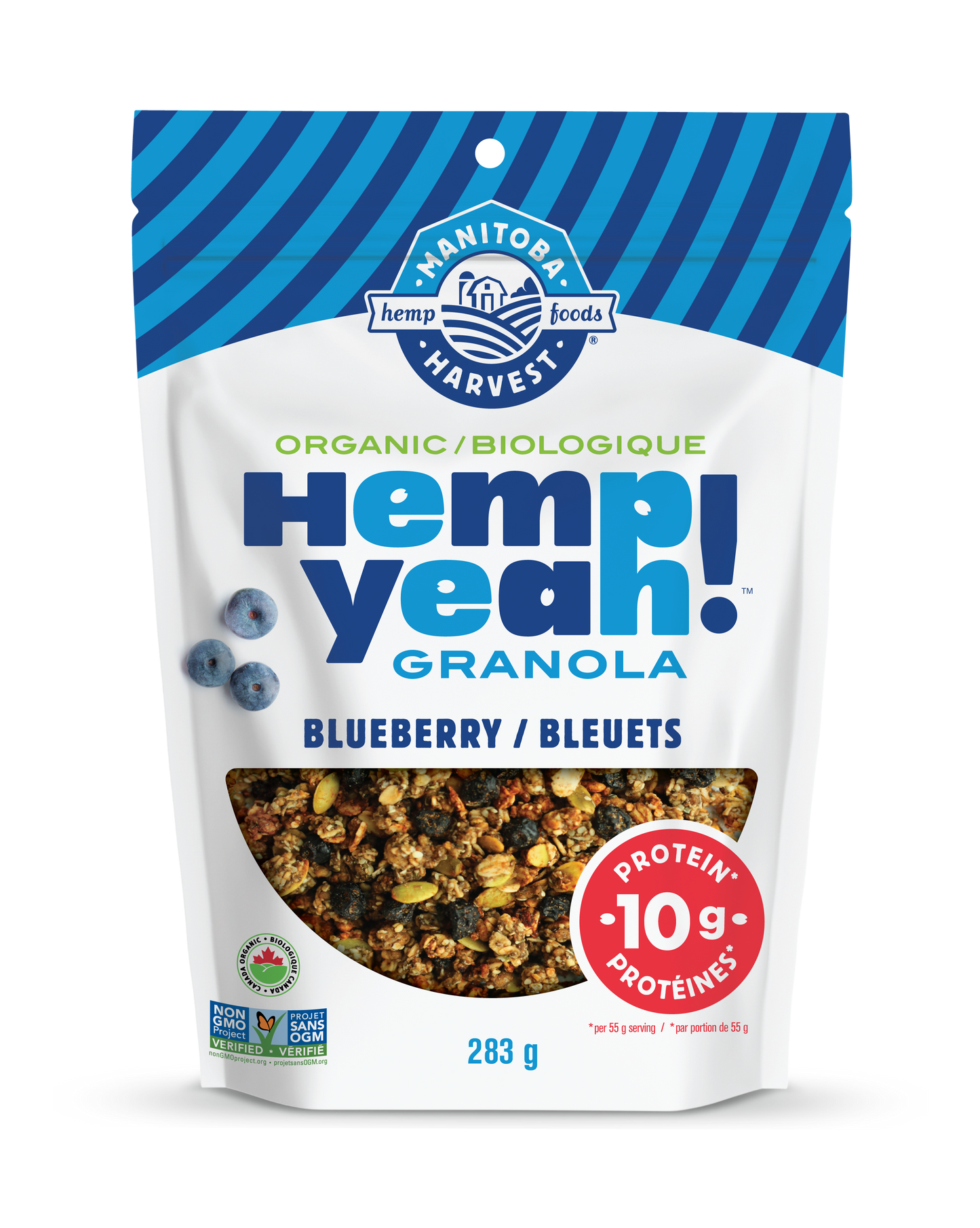 Blueberry | Manitoba Harvest Organic Hemp Granola Blueberry