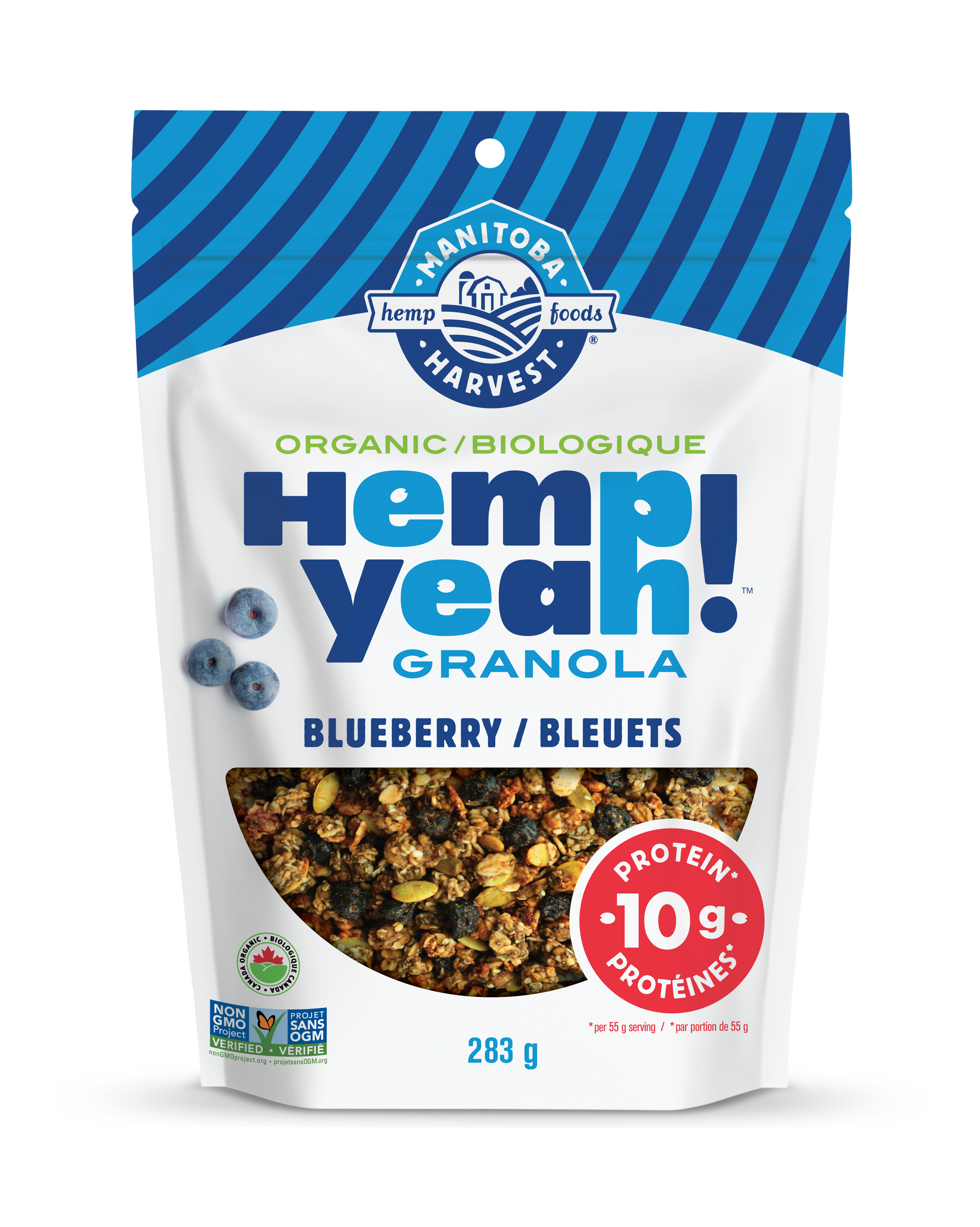 Blueberry | Manitoba Harvest Organic Hemp Granola Blueberry