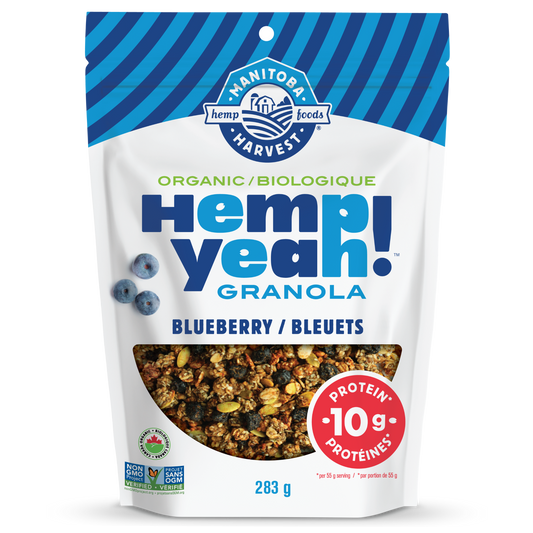Blueberry | Manitoba Harvest Organic Hemp Granola Blueberry