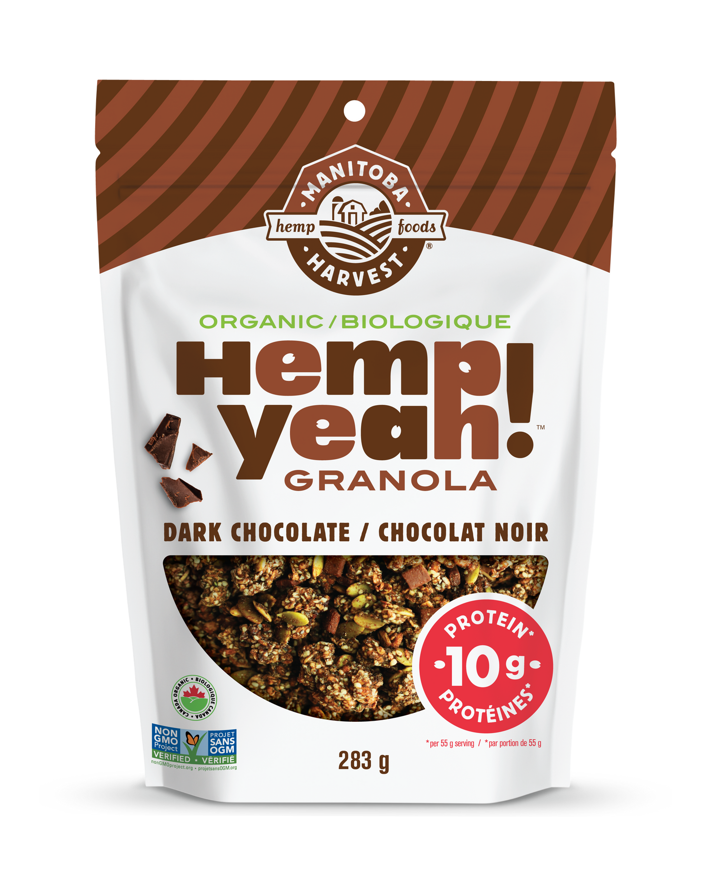Dark Chocolate | Manitoba Harvest Organic Hemp Granola Dark Chocolate