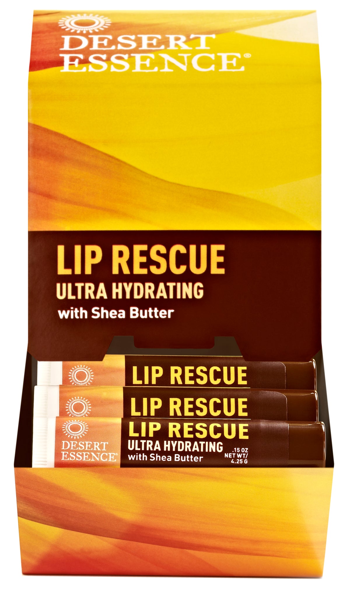Desert Essence Shea Butter Lip Rescue Box of 24