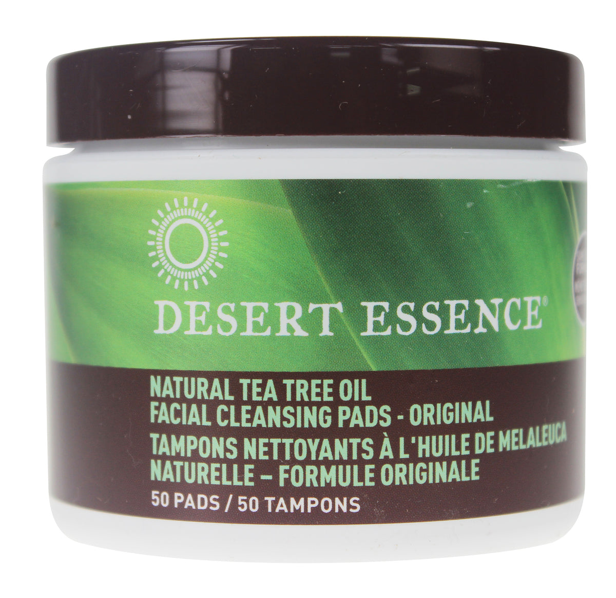 Desert Essence Cleansing Pads with Tea Tree Oil 50 Pads