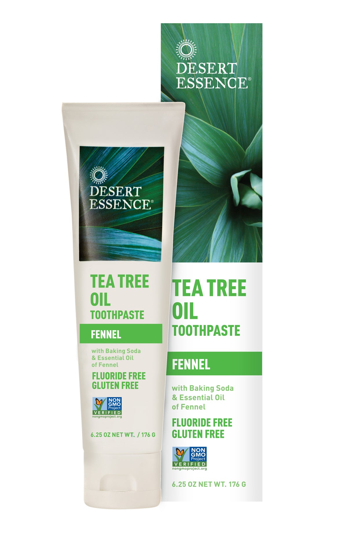 Desert Essence Tea Tree Oil Toothpaste with Fennel 176g