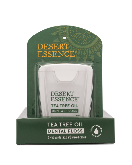 Desert Essence Tea Tree Oil Dental Floss Box of 6