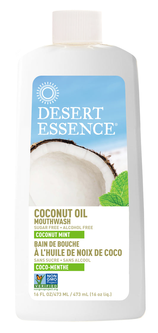 Desert Essence Coconut Oil Mouthwash, Coconut Mint 473ml